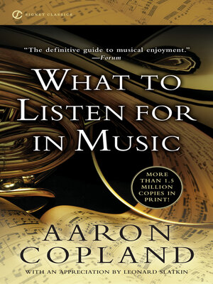 cover image of What to Listen For in Music